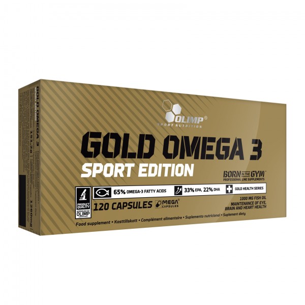 Olimp Gold Omega 3 Sport Edition (120 Kapseln)
