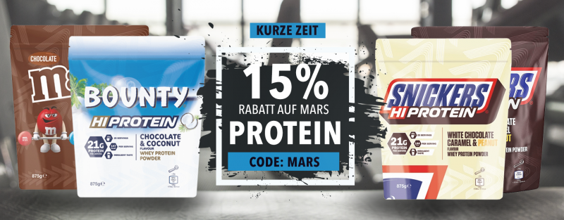 15% Rabatt auf Mars Protein