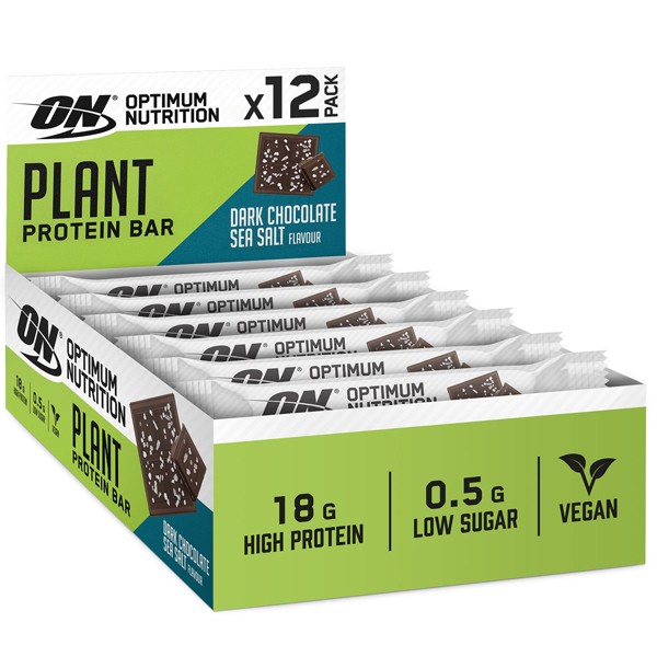 12x Optimum Nutrition Plant Protein Bars