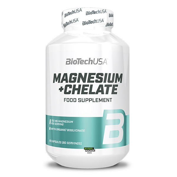 BioTech USA Magnesium + Chelate (60 Kapseln)